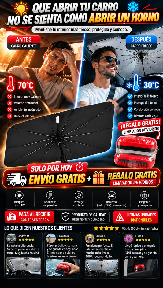 SOMBRILLA PARA PARABRIZA