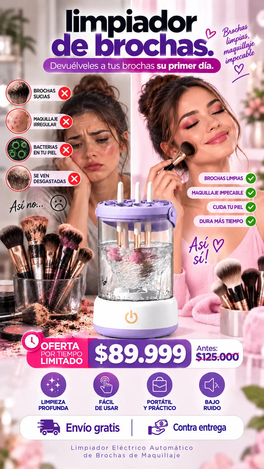 Limpiador de brochas eléctrico